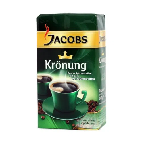 Jacobs Krönung Aroma Gemahlener Kaffee 12x500 grün
