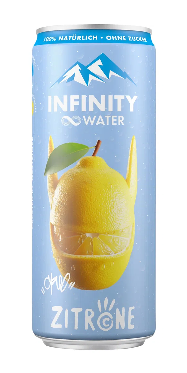 Infinity Water by Gasteiner Cro Edition (Zitrone) 330ml