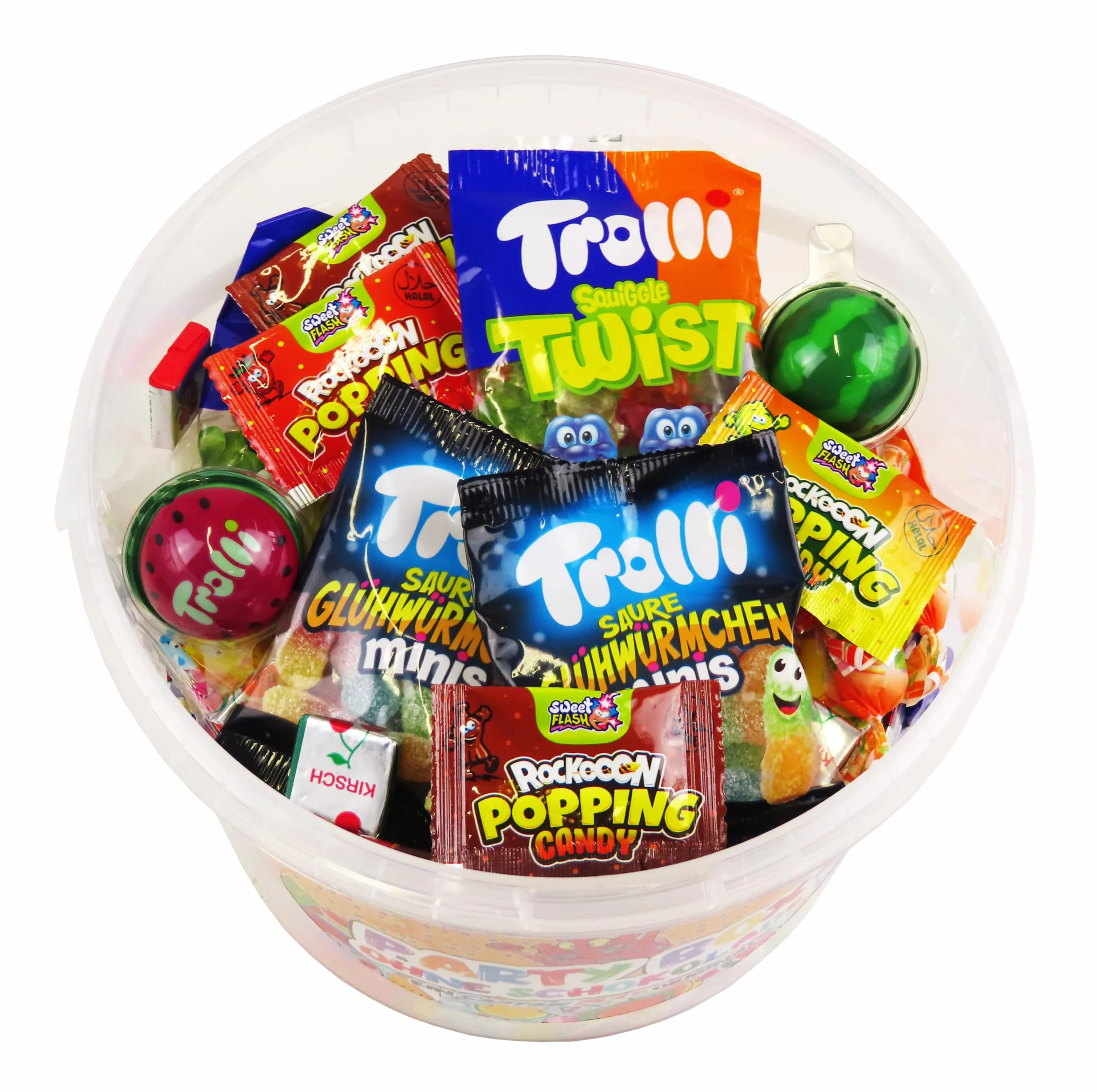 Süßigkeiten – Mix Party Box ohne Schokolade mit 1kg, für Kindergeburtstag mit 6 Kinder, 1er Pack (1 x 1 kg), Süßigkeiten Großpackung