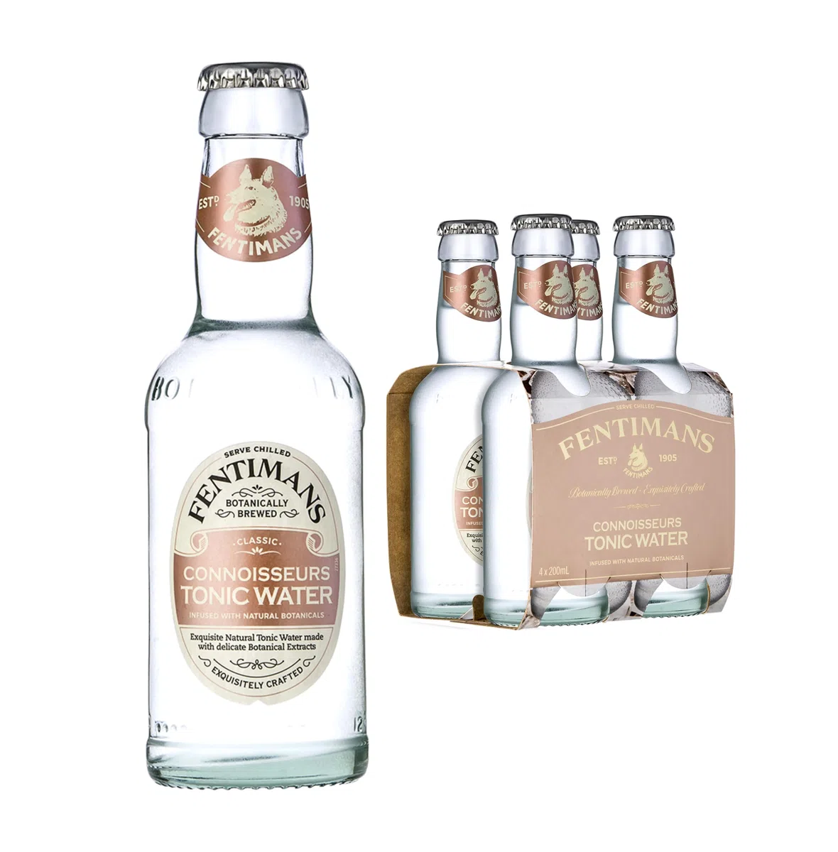 Fentimans Connoisseurs Tonic Water 4x 200ml