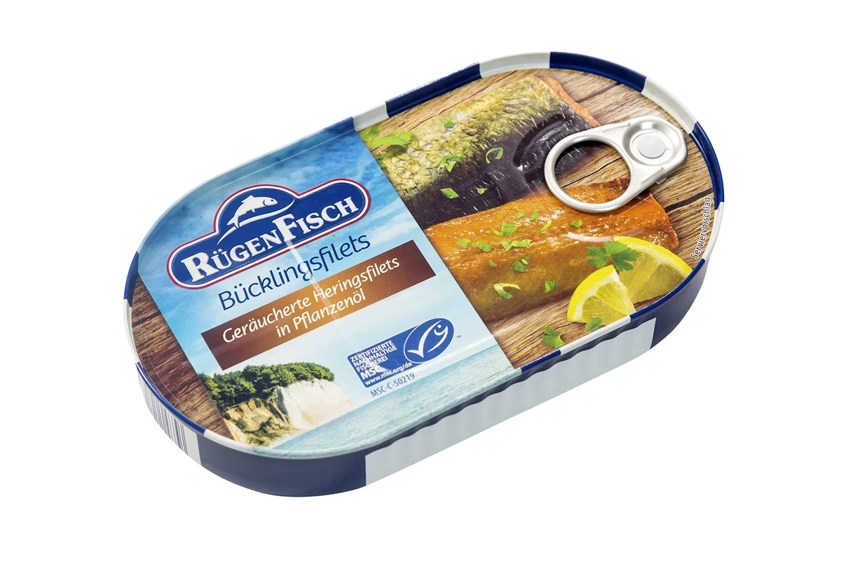 Rügen Fisch Bücklingsfilet in Öl, 19er Pack (19 x 200 g)