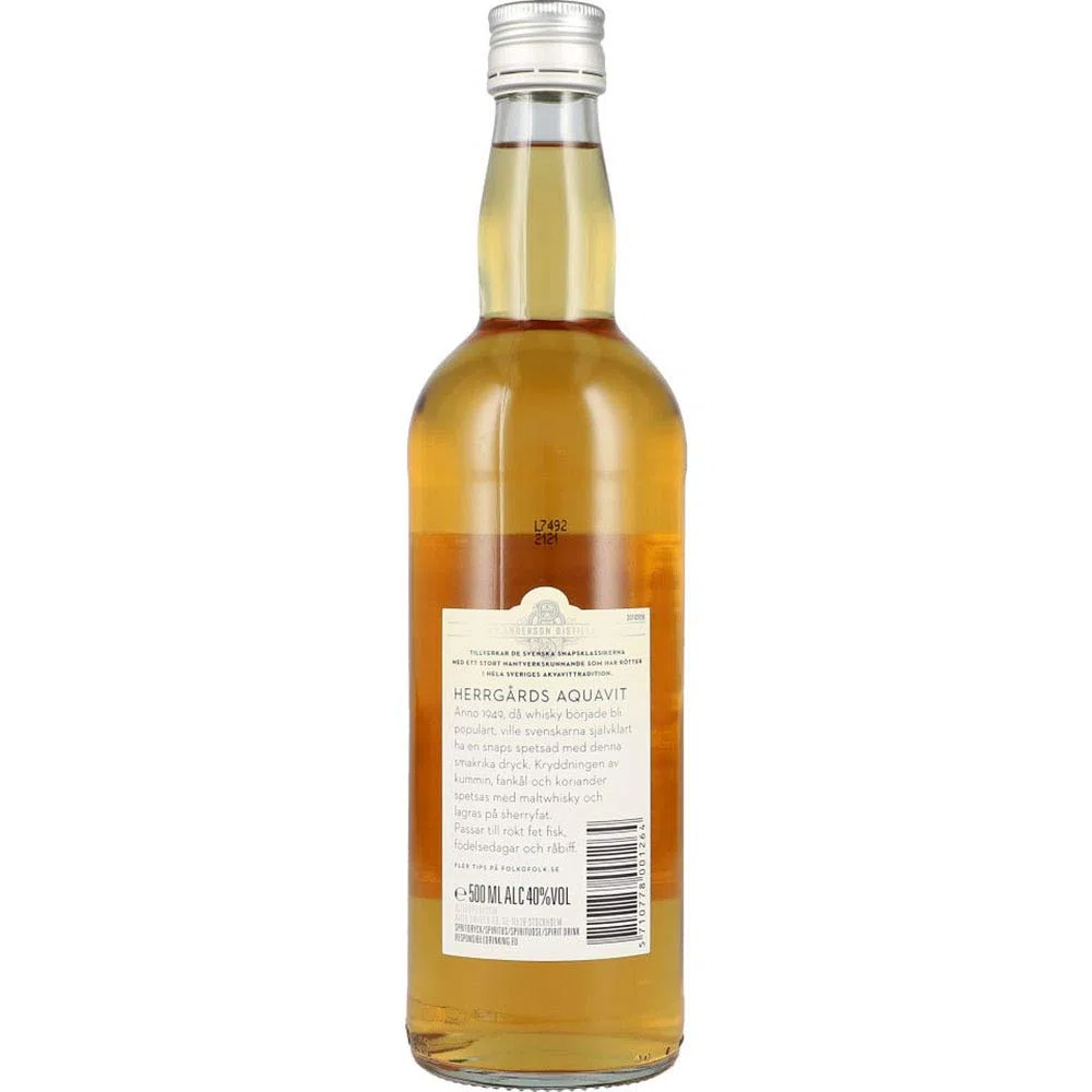 Herr Gards Aquavit 40% 0,5 ltr.