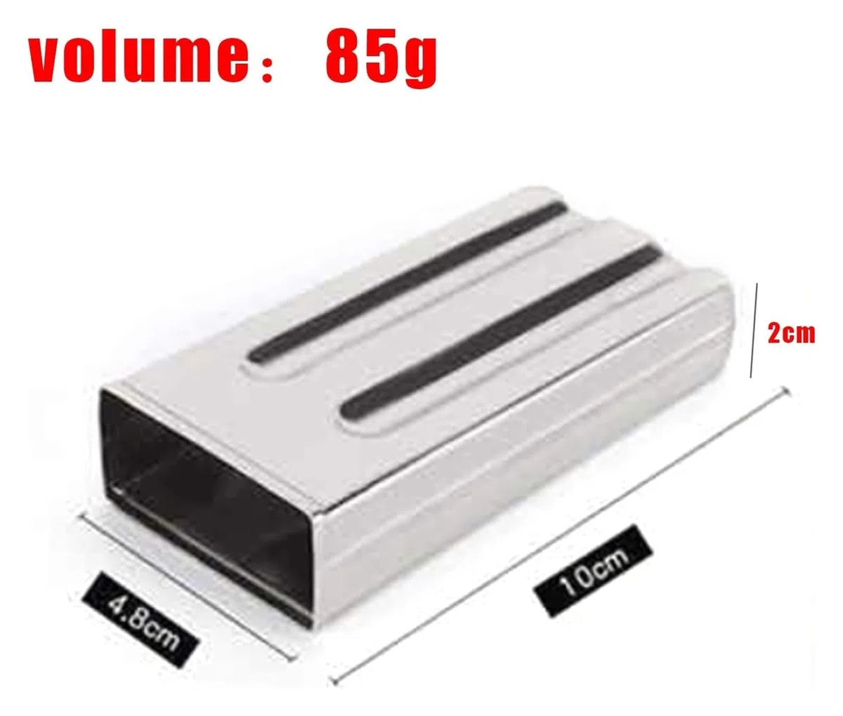 Selbstgemachte Formen for Eis am Stiel, kommerzielle Eisform for Lolly-Eis am Stiel, Sommer-Cool, DIY, flacher Kopf, Doppelschlitze, Sahnestäbchenhalter for den Heimgebrauch – Einzelbecher/85 g