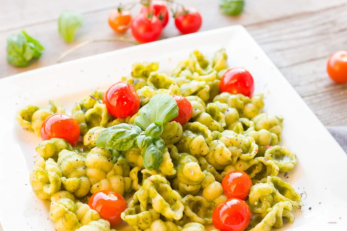 Bresc Bärlauch Pesto Spice Mix - 10x 450g - grünes Pesto aus Bärlauch, Basilikum, Pecorino, Pinienkernen, Sonnenblumenöl und Olivenöl, geschmacksintensive Kräutermischung, kalt und warm genießbar