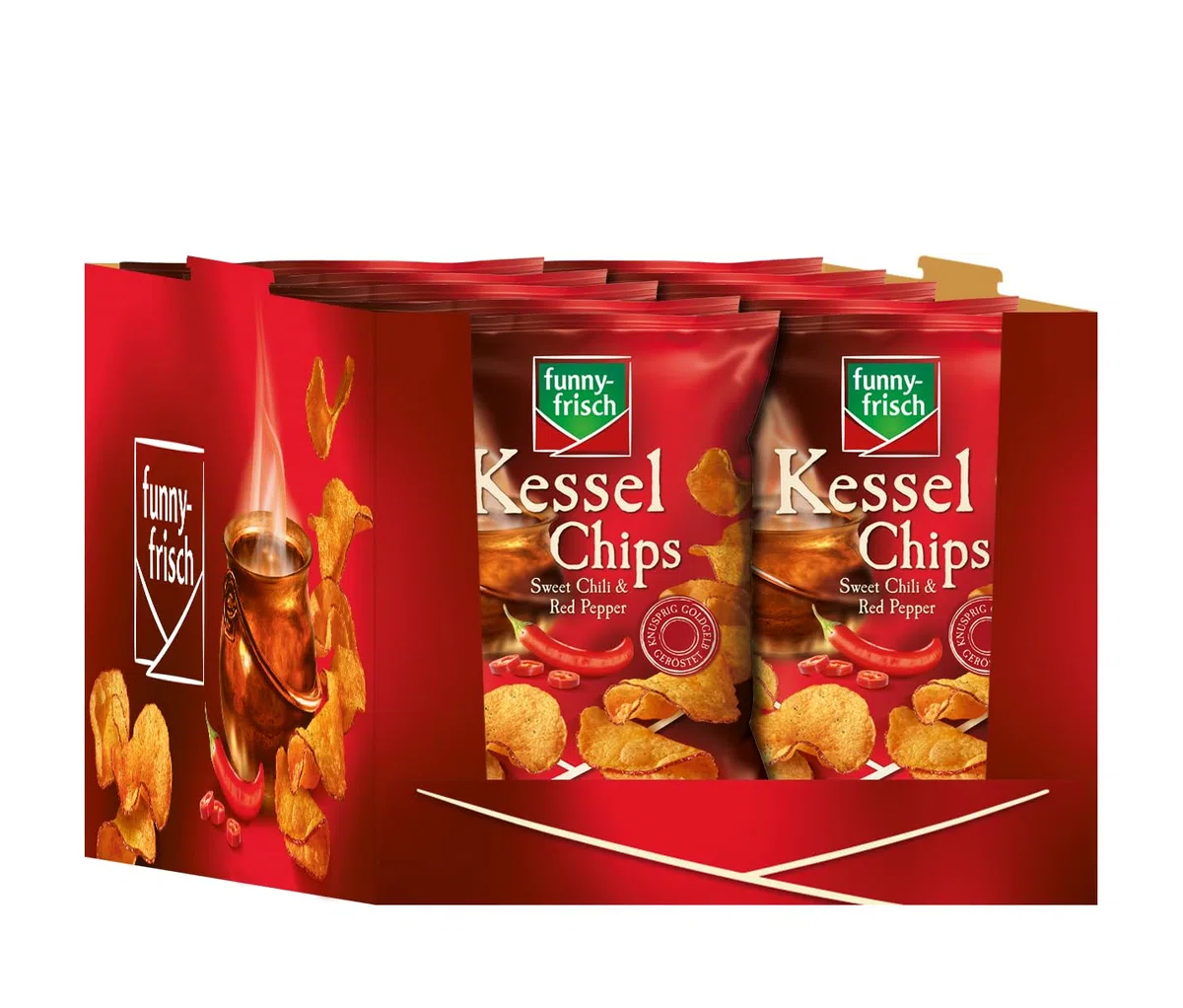 funny-frisch Kessel Chips Sweet Chili 10x120g
