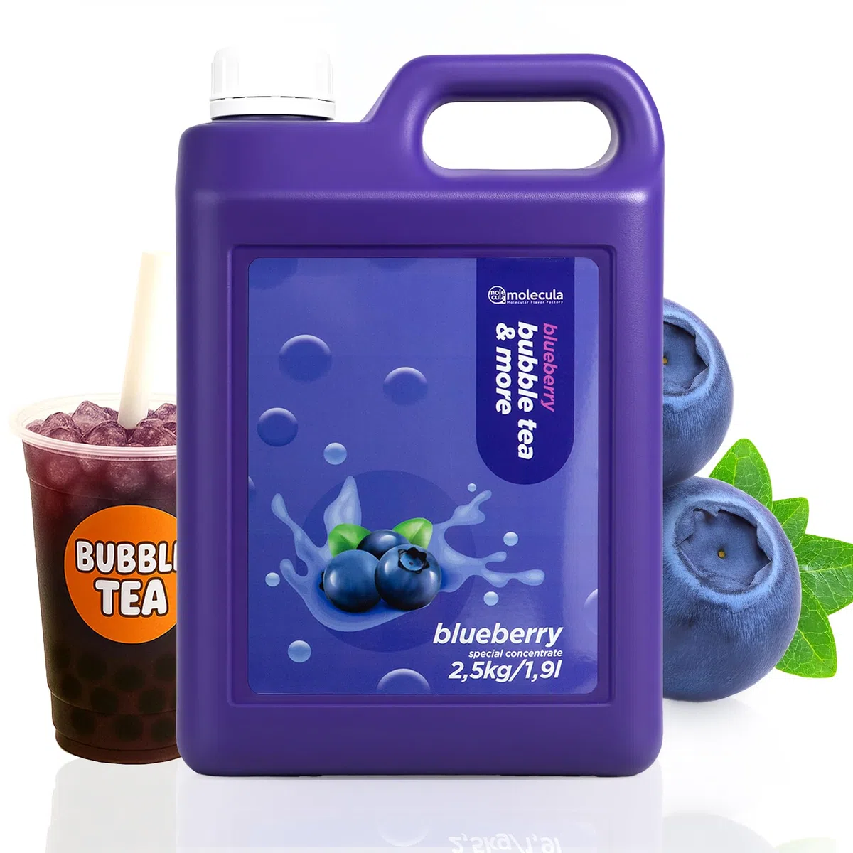 SIRUP FÜR BUBBLE TEA 2,5kg | 1900ml | KONZENTRAT-SAFT-Blaubeere