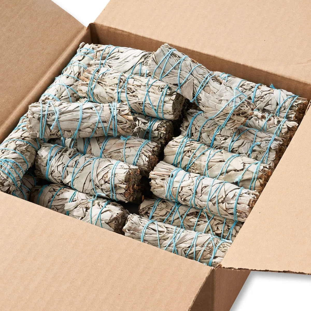 100 weiße Salbei-Smudge-Sticks, Großhandels-Masse – nachhaltig angebaut für Heilung, Stressabbau, spirituelle Nutzung und persönliche Entwicklung