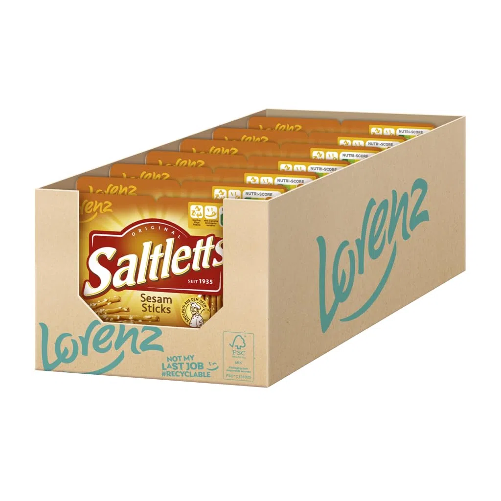 LORENZ | Saltletts Sticks Sesam | 7 x 175 g | vegan