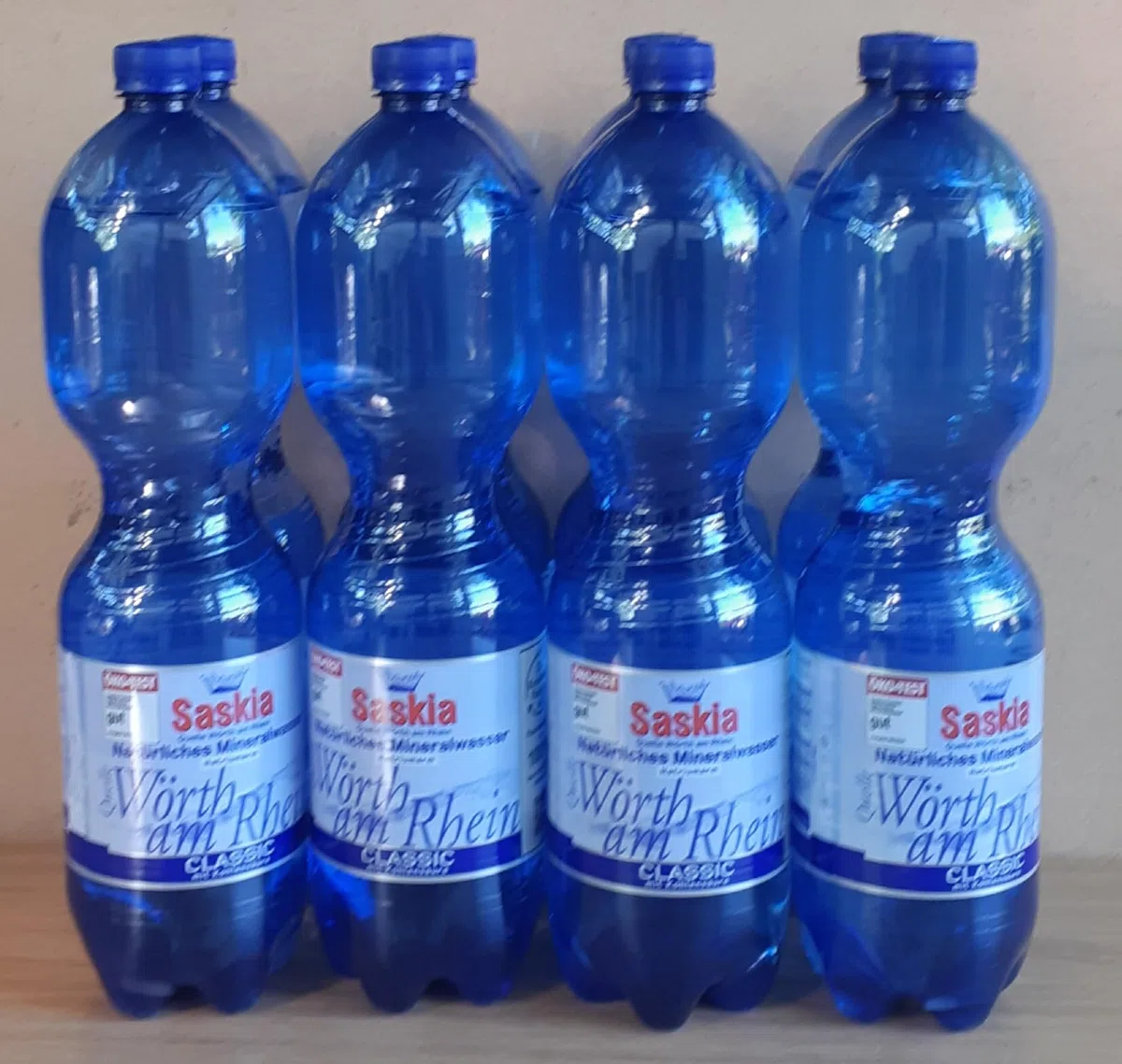 Saskia Mineralwasser Classic 8 x 1.5 Liter Einweg