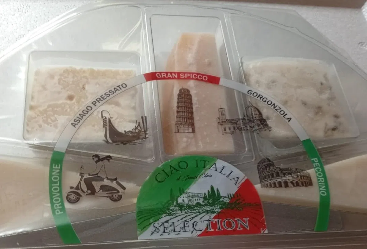 Zanetti Italienische Käseplatte Hart- & Schnittkäse, 235 g Packung