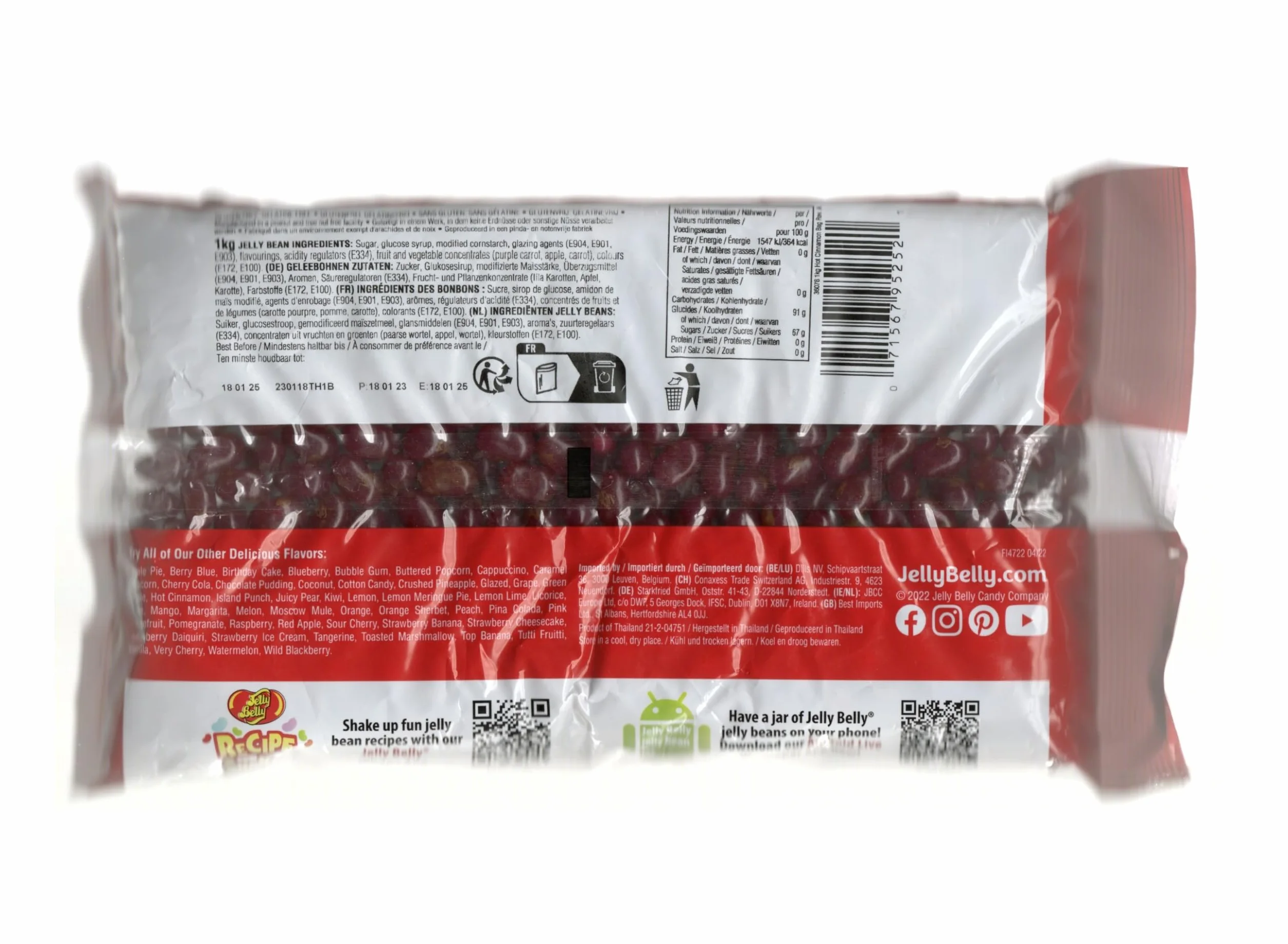 Jelly Belly Beans Zimt 1 KG