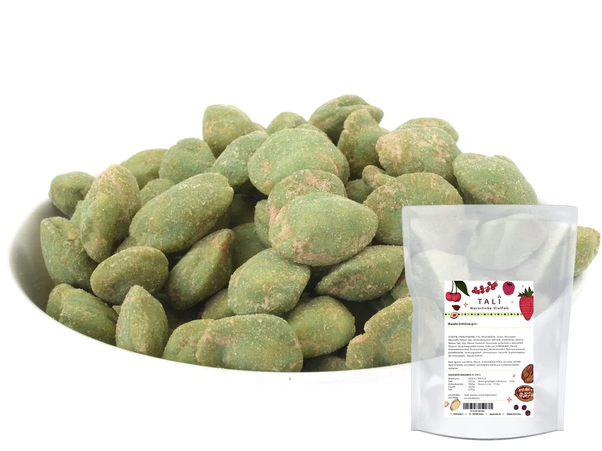 TALI Wasabi-Erdnüsse grün 1000 g