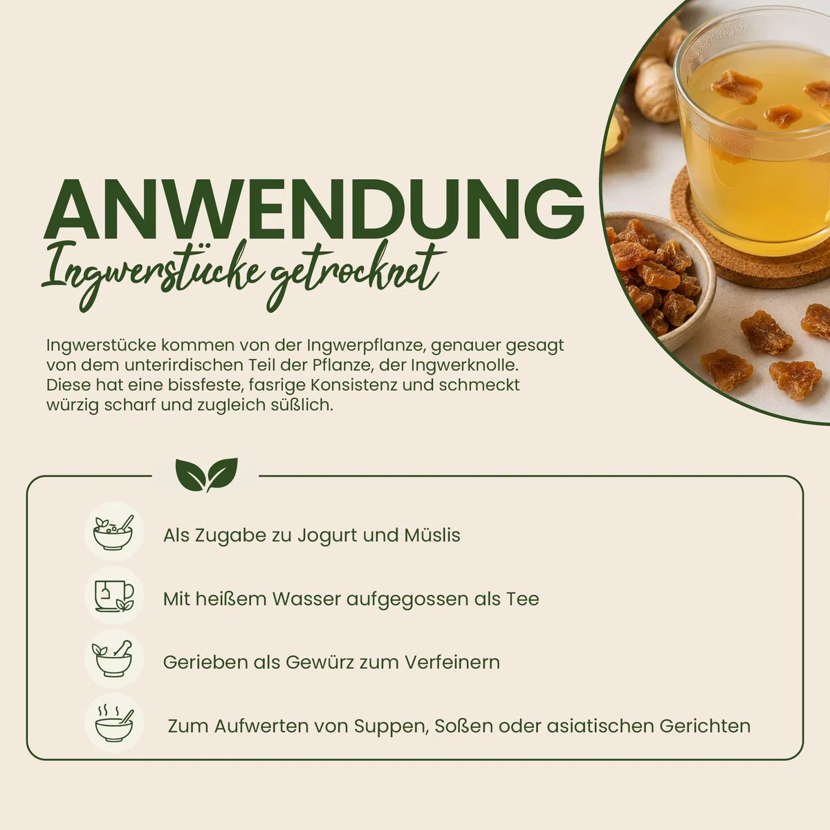 10 kg Ingwerstücke | getrocknet | unbehandelt | scharf | Ingwer Stücke