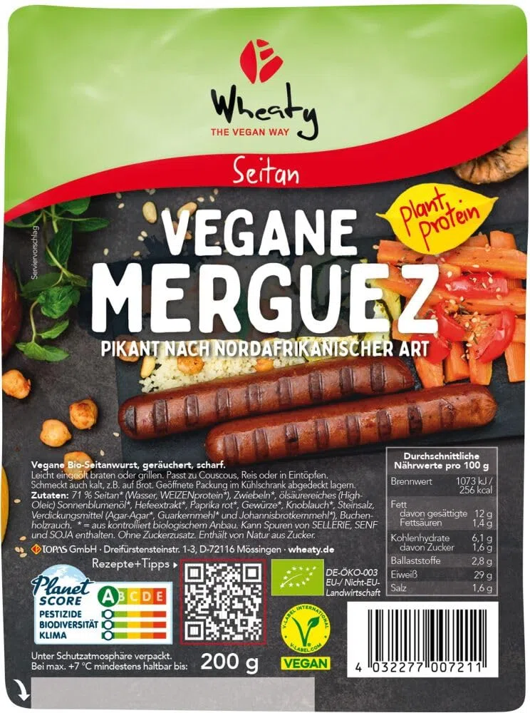 Vegane Merguez 6 x 200 g