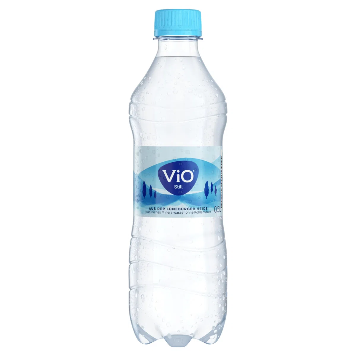 ViO Bio Wasser Still - Natürliches Mineralwasser ohne Kohlensäure - mit weichem Geschmack - Stilles Wasser in umweltfreundlichen, 100 % recycelbaren Einweg Flaschen (18 x 500 ml)