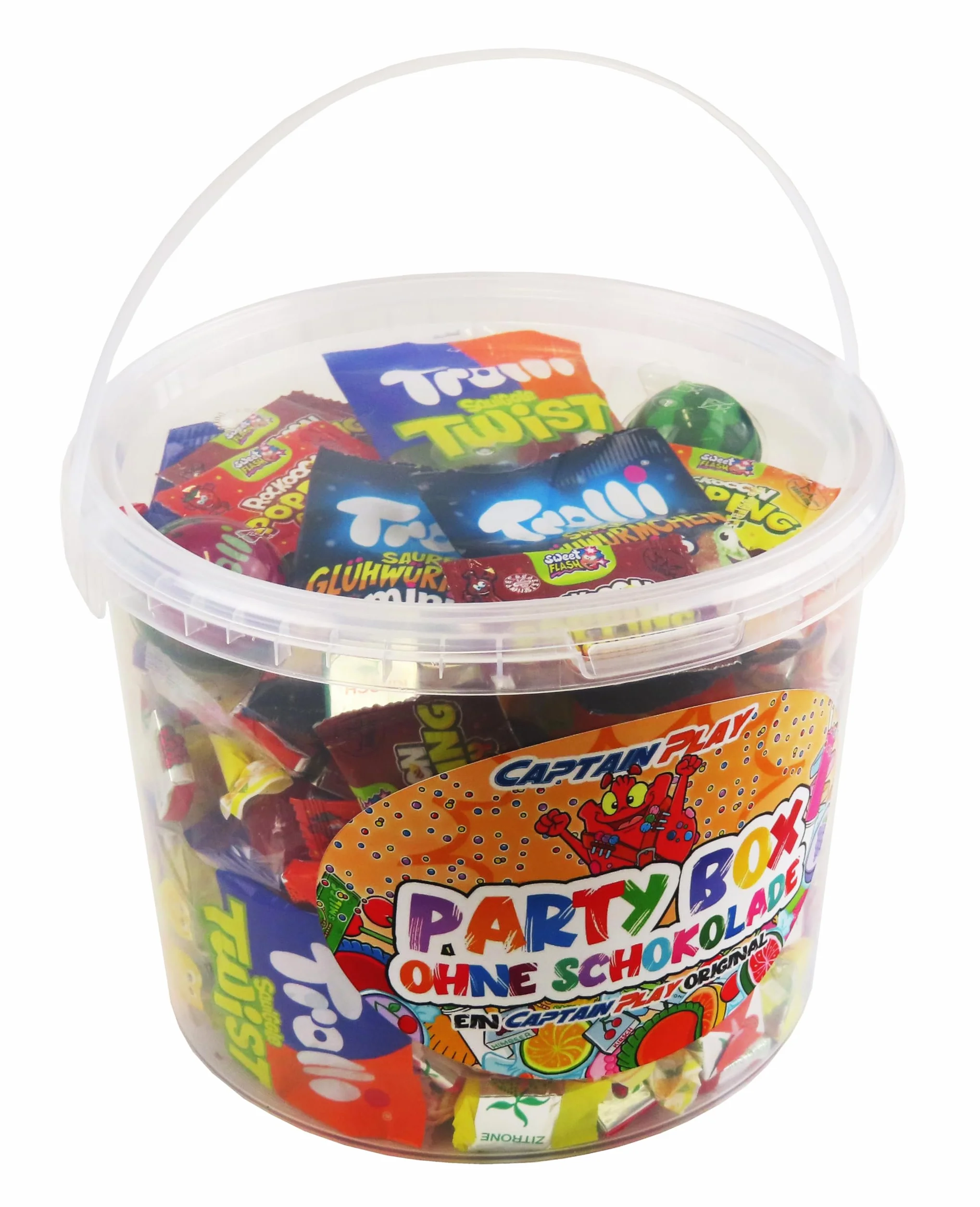 Süßigkeiten – Mix Party Box ohne Schokolade mit 1kg, für Kindergeburtstag mit 6 Kinder, 1er Pack (1 x 1 kg), Süßigkeiten Großpackung