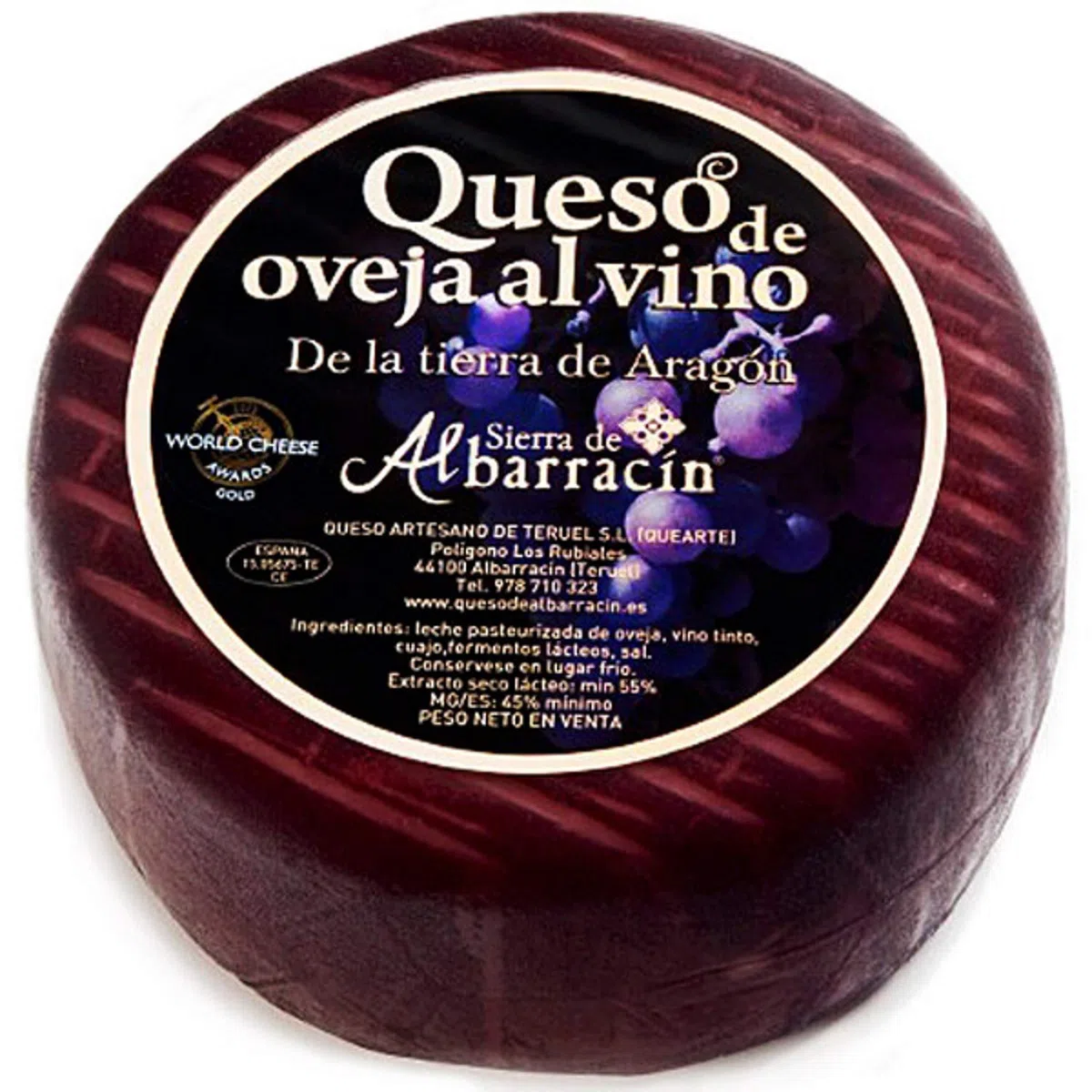 Schafskäse in Rotwein ca. 2,7 kg - Sierra de Albarracin