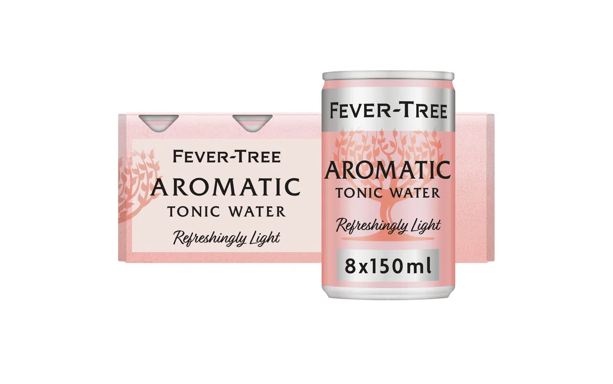 Fever-Tree Light Aromatic Tonic Water, 8 x 150 ml