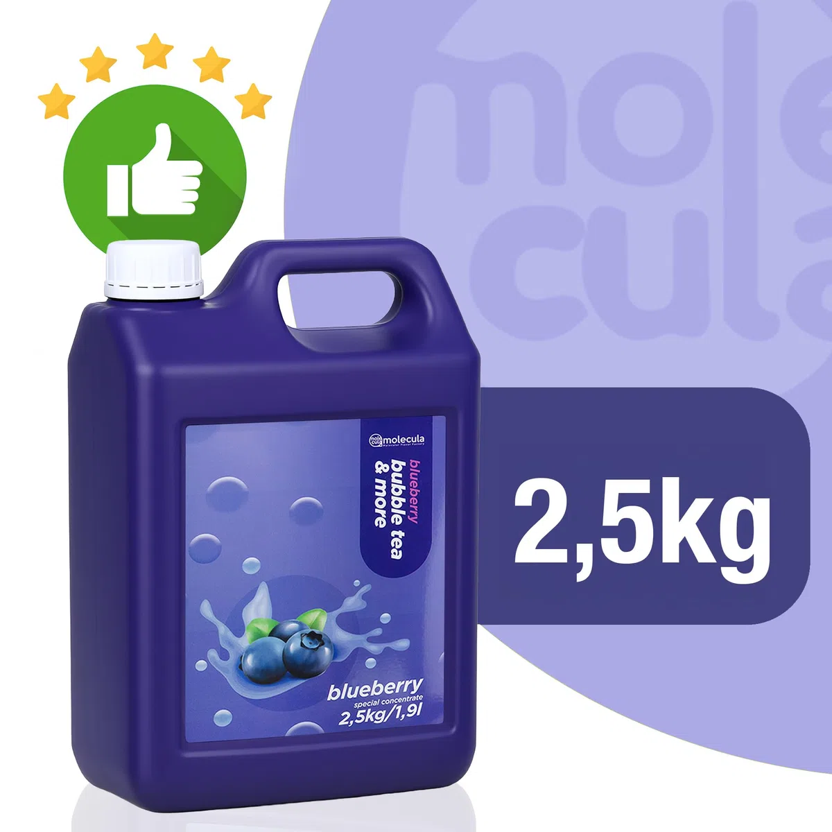 SIRUP FÜR BUBBLE TEA 2,5kg | 1900ml | KONZENTRAT-SAFT-Blaubeere