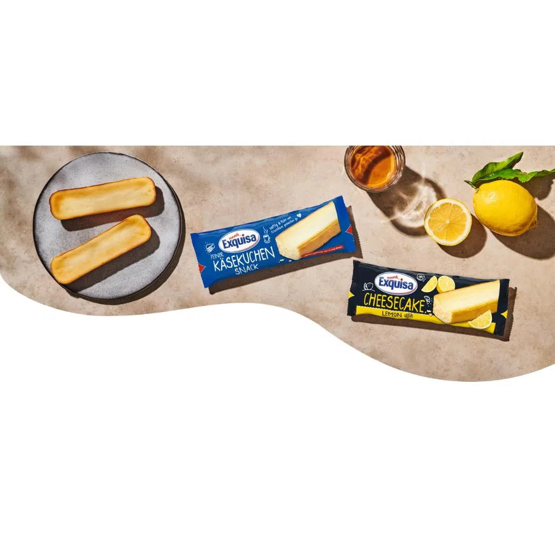 Exquisa Käsekuchen Snack 70 gramm X 10 STÜCK [Frischegarantie]