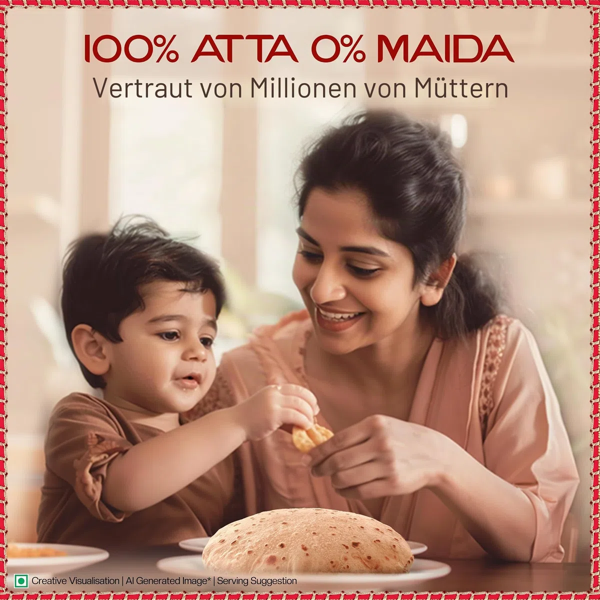 Great Bazaar Swad Chapatti Ashirwad Atta, 10 kg