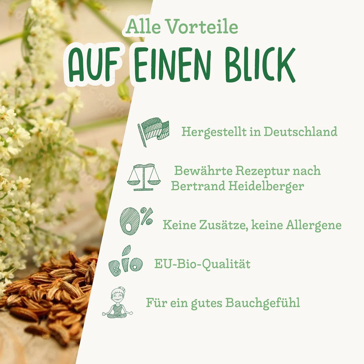 Bio-7-Kräuter-Pulver nach Bertrand Heidelberger, dreikraut, 7-Kräuterstern, extra fein vermahlen (250, Gramm)