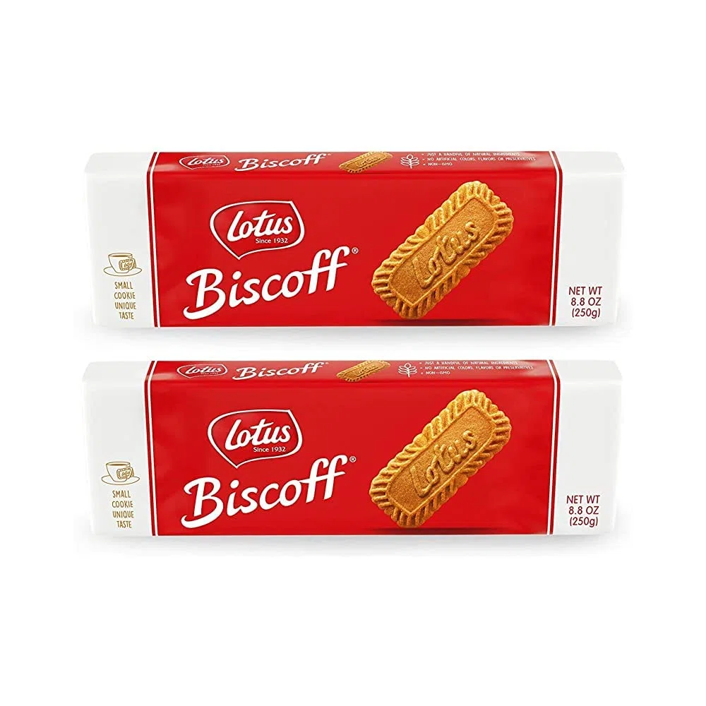 Lotus Biscoff Biscuit Packet 250g (Pack of 2)