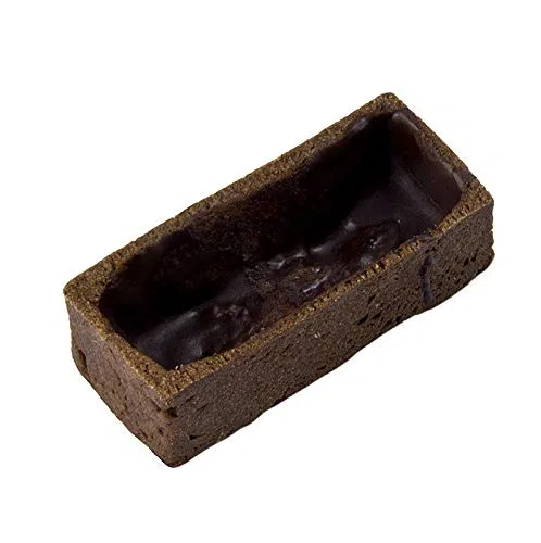 Dessert-Tartelettes-Mini, rechteckig, 2,4x5,3cm, H 1,6cm, Schokomürbeteig/Glasur, 1,92 kg, 192 St