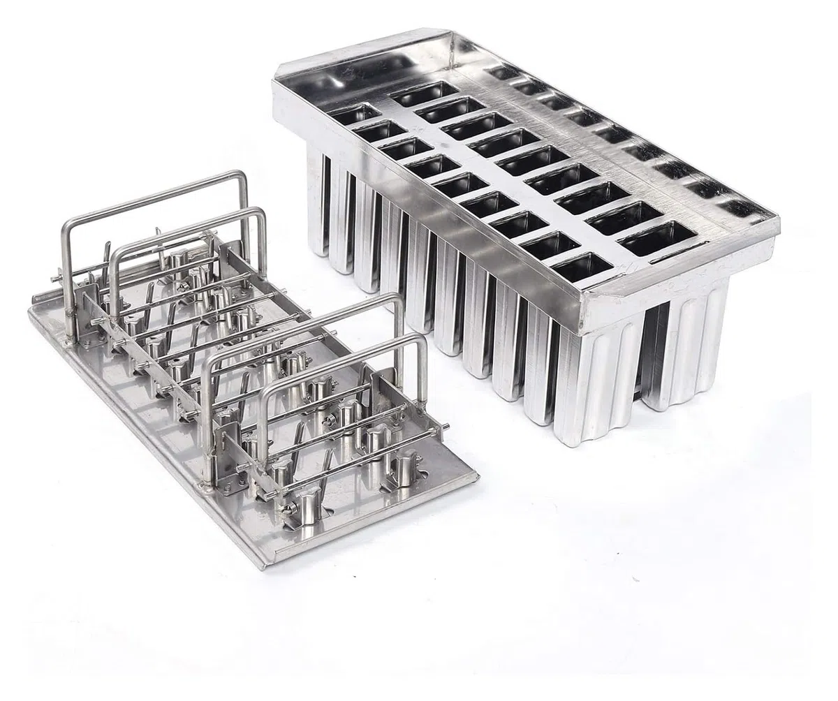 Selbstgemachte Formen for Eis am Stiel, kommerzielle Eisform for Lolly-Eis am Stiel, Sommer-Cool, DIY, flacher Kopf, Doppelschlitze, Sahnestäbchenhalter for den Heimgebrauch – Einzelbecher/85 g