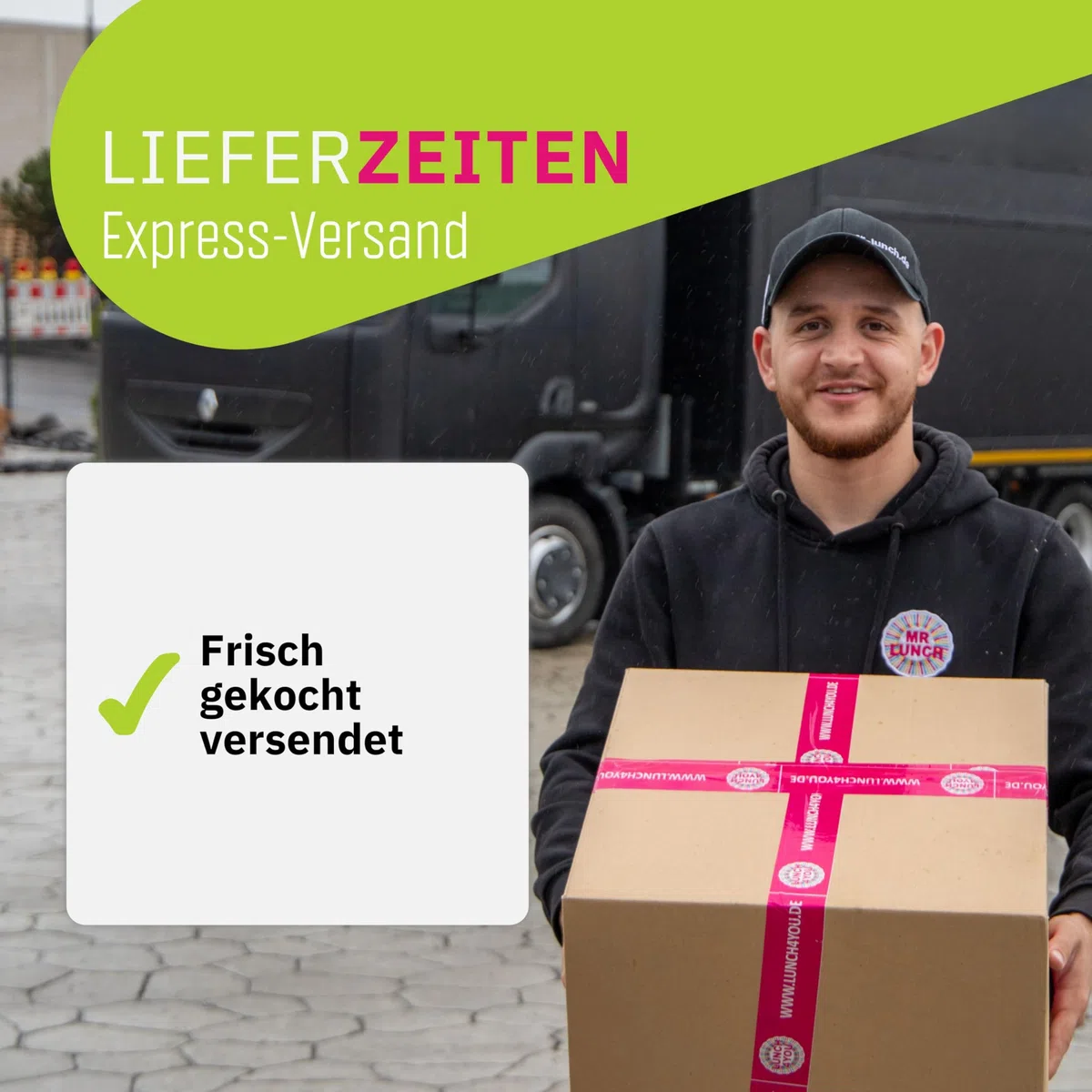 LUNCH4YOU Fertiggerichte – frisch zubereitet und gekühlt geliefert | Hausgemachtes Fertigessen, gesunde Mahlzeit & schnelles Essen für die Mikrowelle | 6 x 500g – Flavour Style Box
