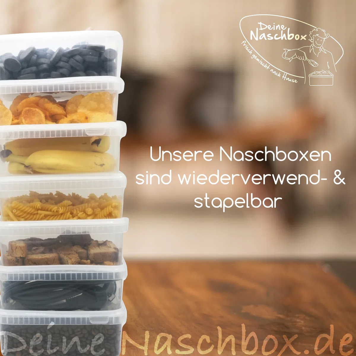 Deine Naschbox | Zuckerfreier Fruchtgummi 2er Mix#1 | 1kg Naschbox | XL Großpackung - Party, Candybar & als Geschenk - Bunte Bärchen - Cola Fläschchen