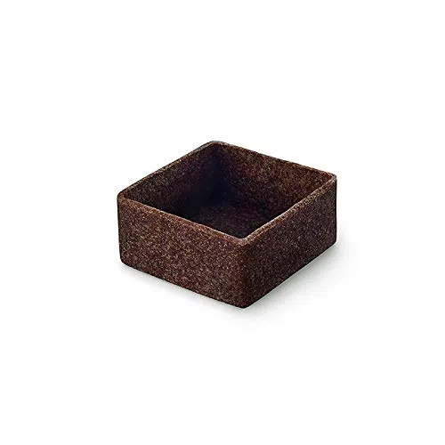 Dessert-Tartelettes - Filigrano, Quadrat, 3,3cm, H 1,8cm, Schokomürbeteig, 1,485 kg, 225 St