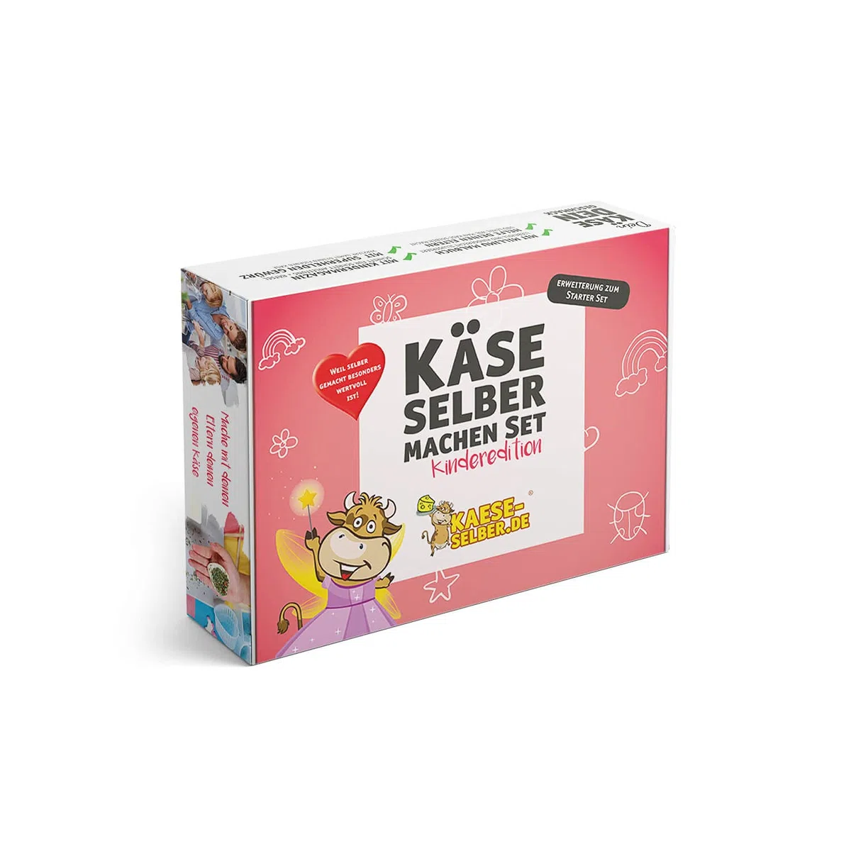 Käse selber Machen Set Käseset für Kinder Geschenkidee - Kinderedition ROSA