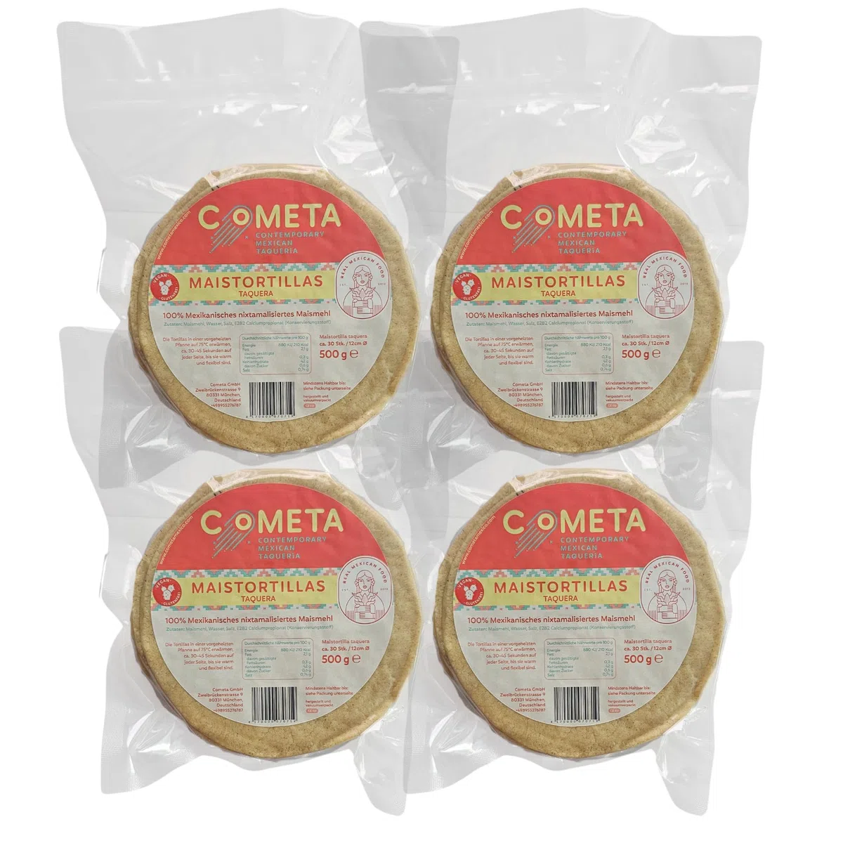 Maistortilla Cometa Tortilla de maiz Taquera 12cm 500g (4)