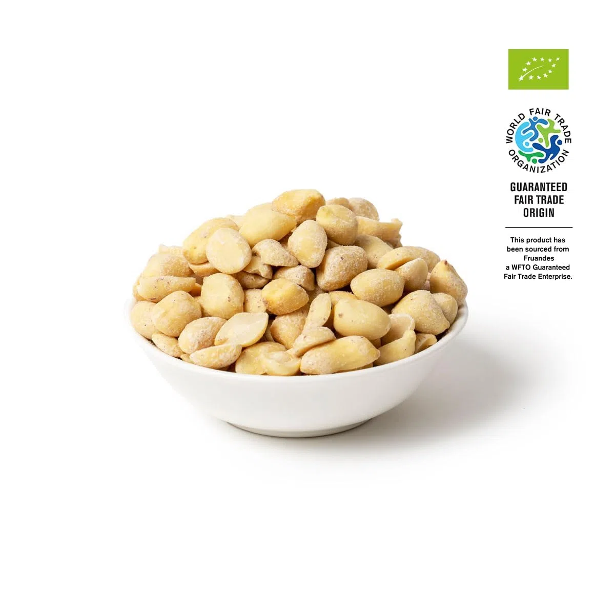 PAKKA - köstlich aromatische Premium Bio Fair Trade Erdnusskerne geröstet gesalzen 1kg, Öko geröstetet Erdnüsse direkt hergestellt und abgefüllt vom Produzenten in Kolumbien, vegan 1000g