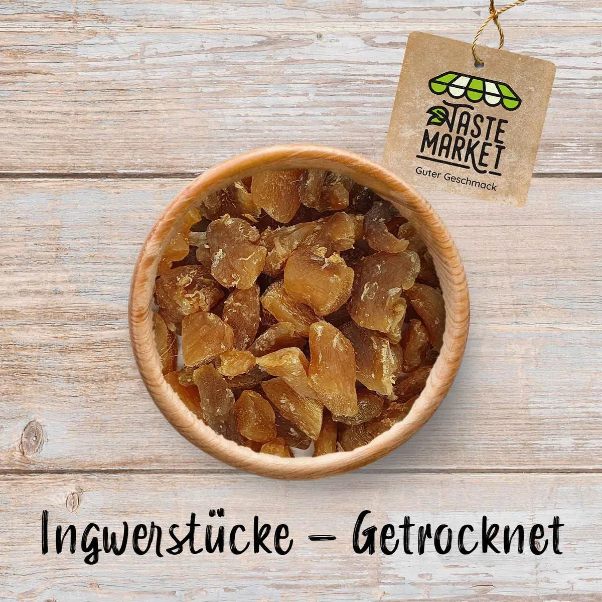 1 kg Ingwerstücke | getrocknet | unbehandelt | scharf | Ingwer Stücke
