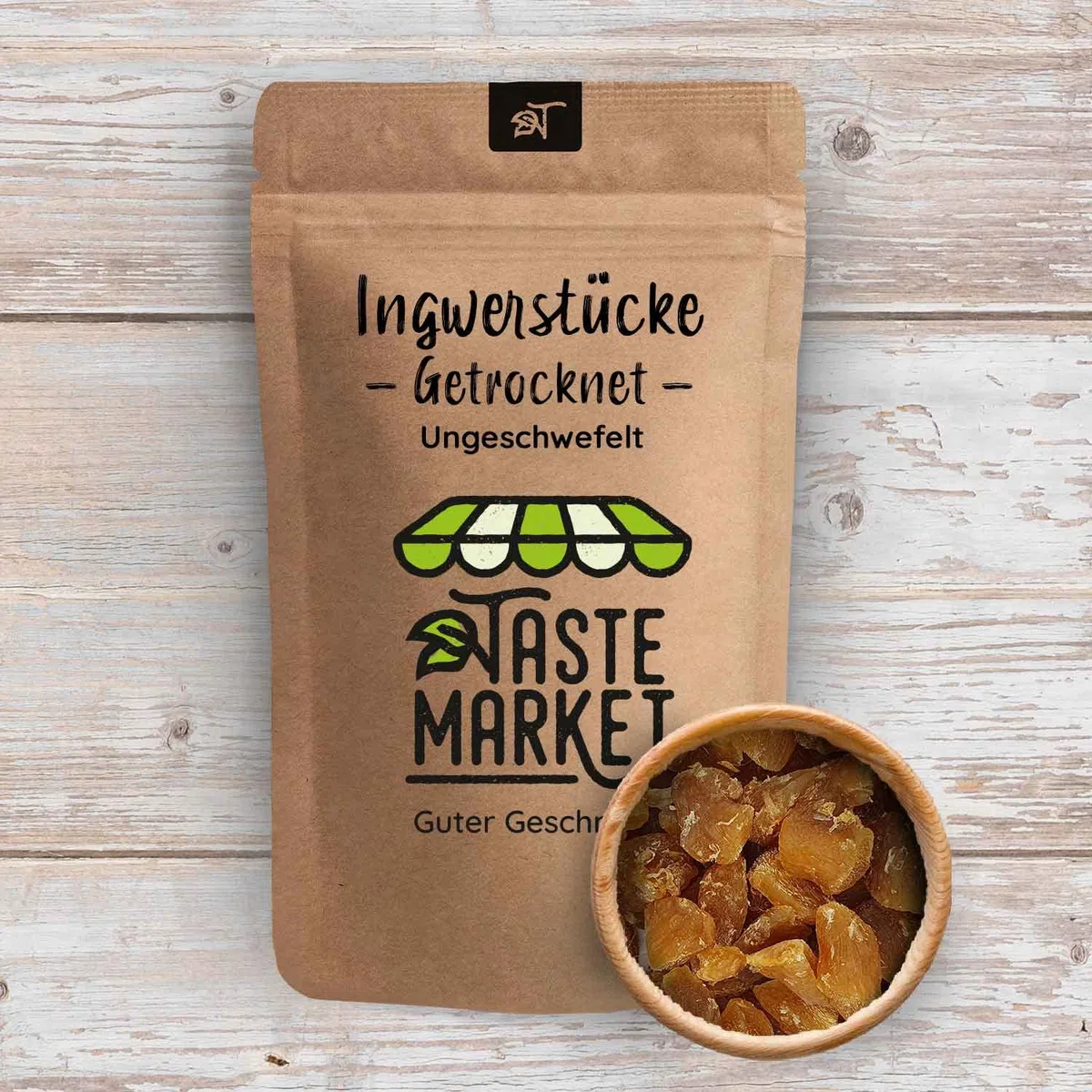 1 kg Ingwerstücke | getrocknet | unbehandelt | scharf | Ingwer Stücke