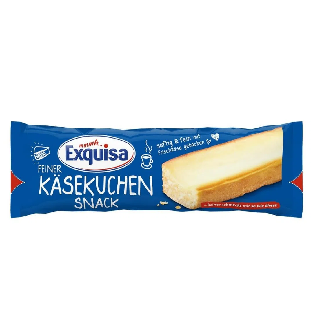 Exquisa Käsekuchen Snack 70 gramm X 10 STÜCK [Frischegarantie]