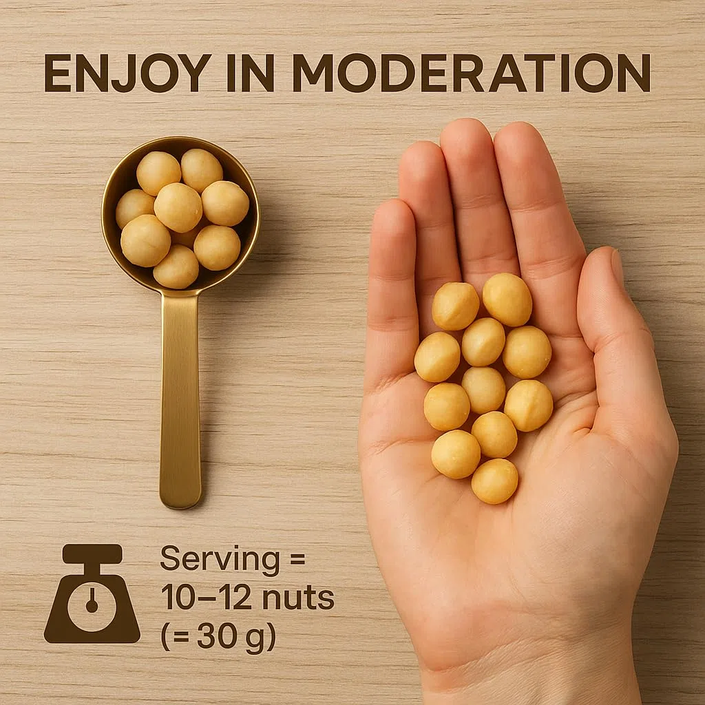 GiDeli Macadamianüsse bruch 500 g - ungesalzen Nüsse in Rohkostqualität - cremig & nussig - reich an einfach ungesättigten Fettsäuren – ideal für Müsli, Patisserie & Foodservice
