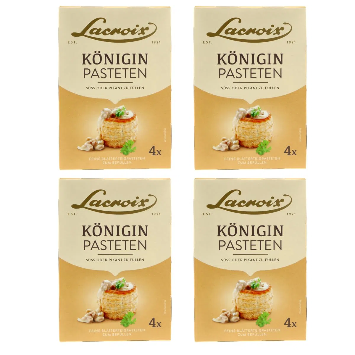 Lacroix Königin Pasteten 4x100g