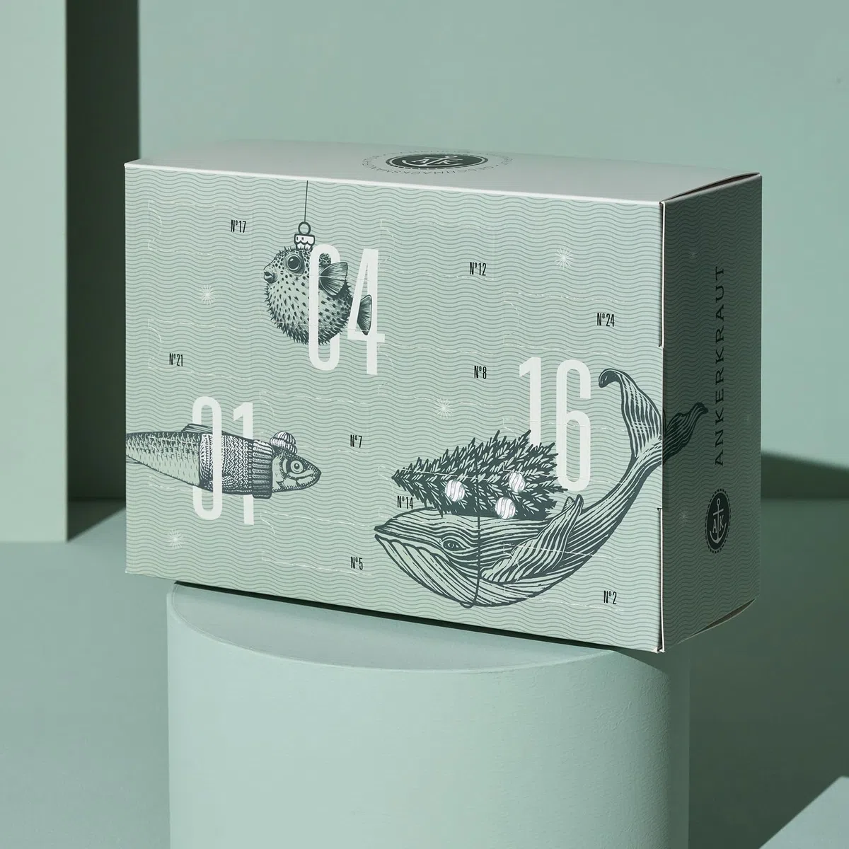 Ankerkraut "der Lütte" Adventskalender 2025, der perfekte Probier-Kalender mit 24 kleinen Gewürz-Überraschungen, 24 Türchen zum Öffnen, Gewürze-Ideen, Adventskalender für Frauen, Männer, Div.