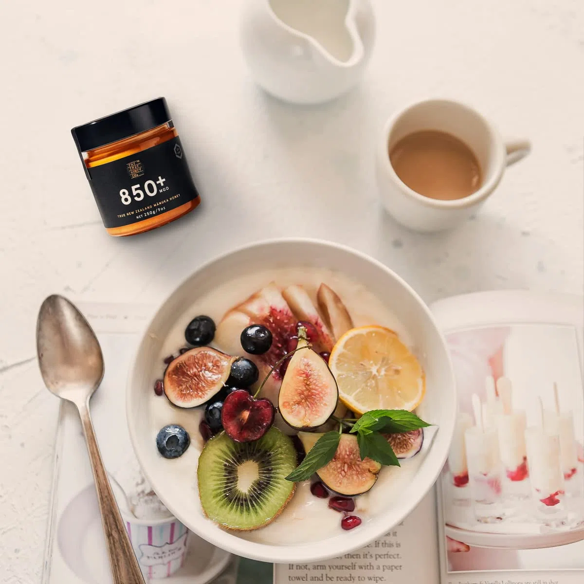 The True Honey Co. Manuka Honig MGO 850+ (UMF 20+) 250g | MGO & UMF-zertifiziert. Das exklusive, höchst prämierte Original aus Neuseeland mit 100% Echtheitsgarantie