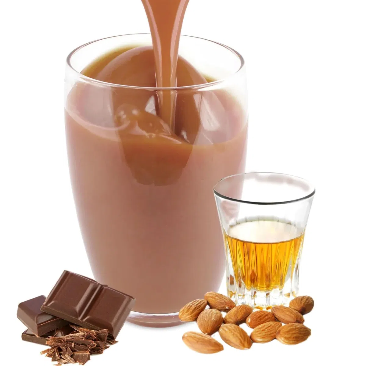 Luxofit Amaretto Schoko Isotonisches Getränkepulver, Elektrolytgetränk mit L-Carnitin, Natürliche Farbstoffe, Erfrischendes Getränkepulver, Fitness-Drink (10 Kg)