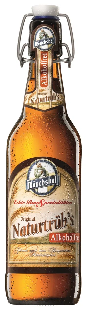 Mönchshof Bierprobe 8er Holz-Tragerl, Biergeschenk (8 x 0,5 l) Bügelflasche