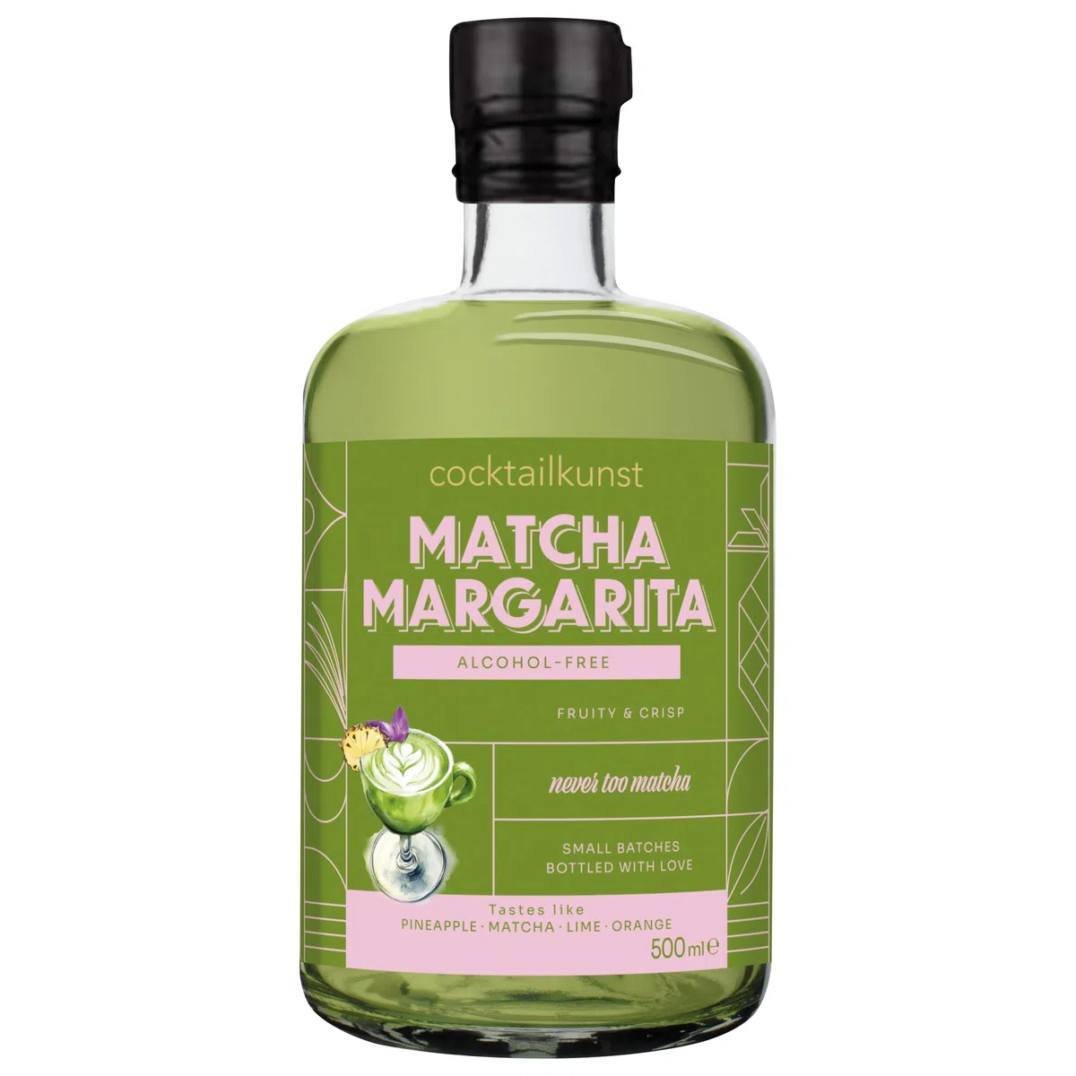 Cocktailkunst Matcha Margarita Cocktails suss Deutschland inkl. FeinWert E-Book (12 x 0.5 l)