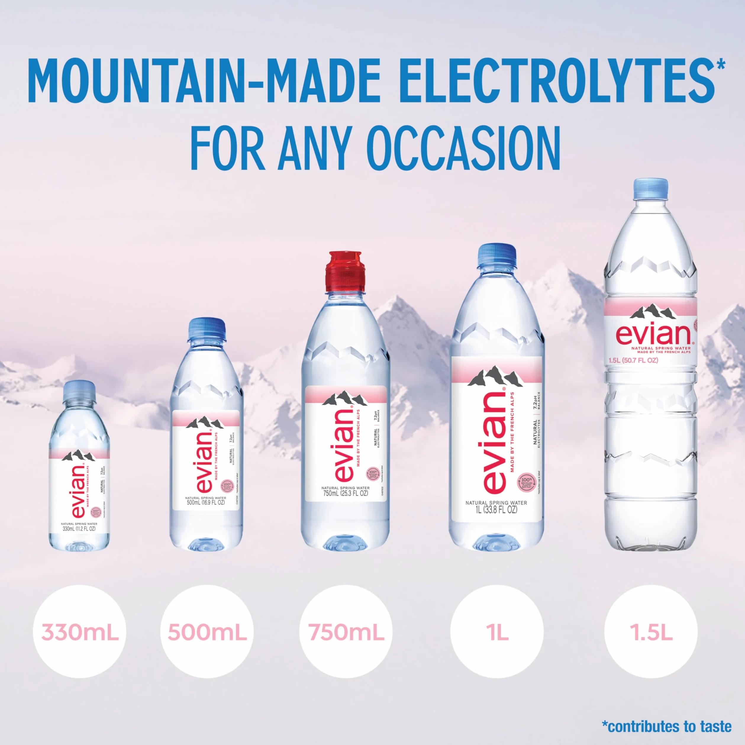 Evian - Mineral Water 500Ml (Case Of 24) , 500 Ml (24Er Pack)