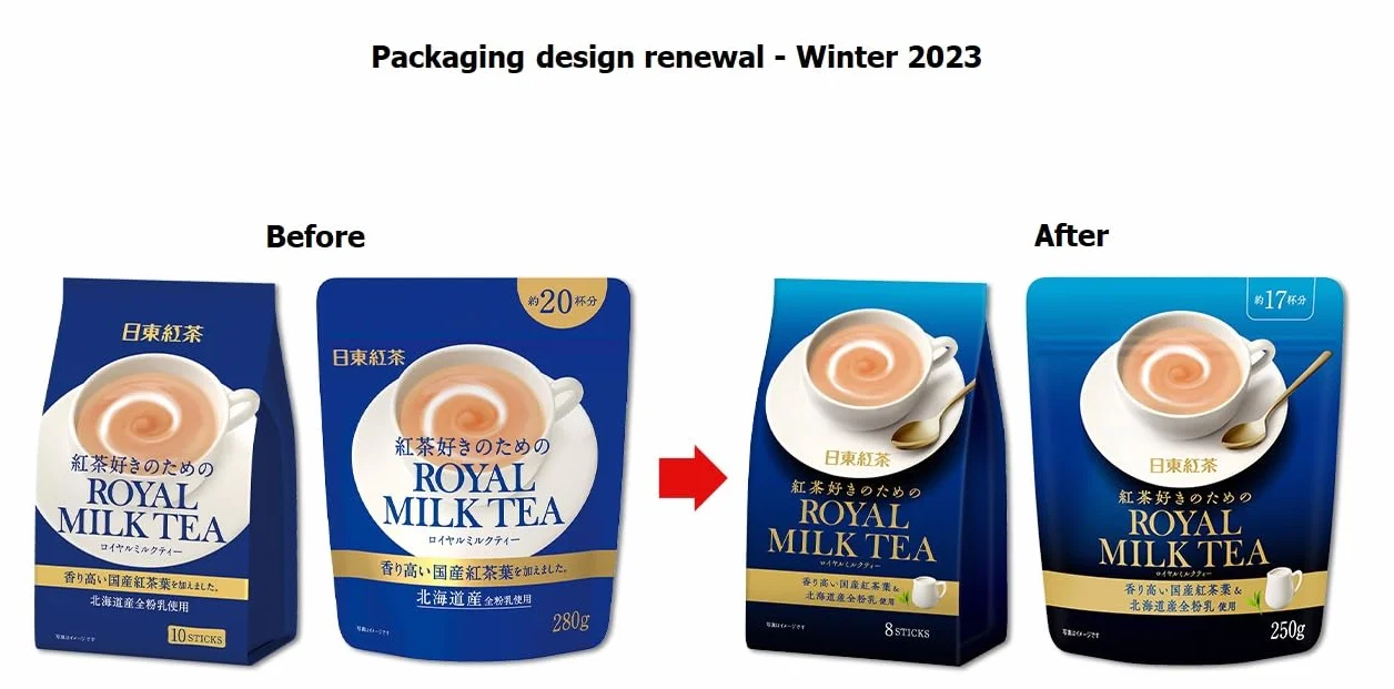 Nittoh Kocha Royal Milk Tea Japanischer Instant-Milchtee, 250g