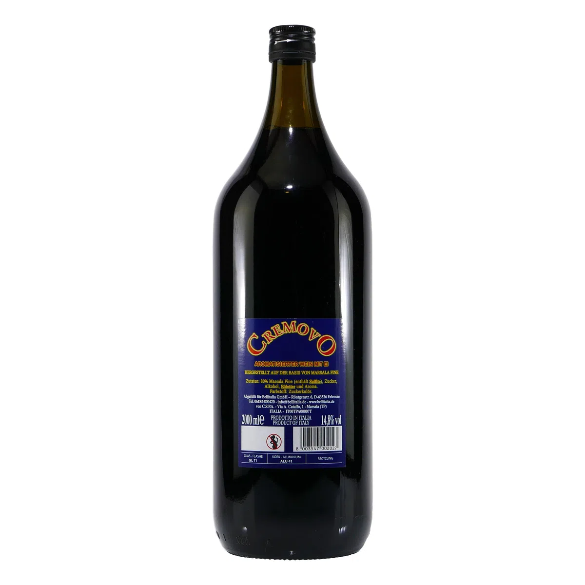 La Rosa del Sole Cremovo Marsala (6 x 2,0L)