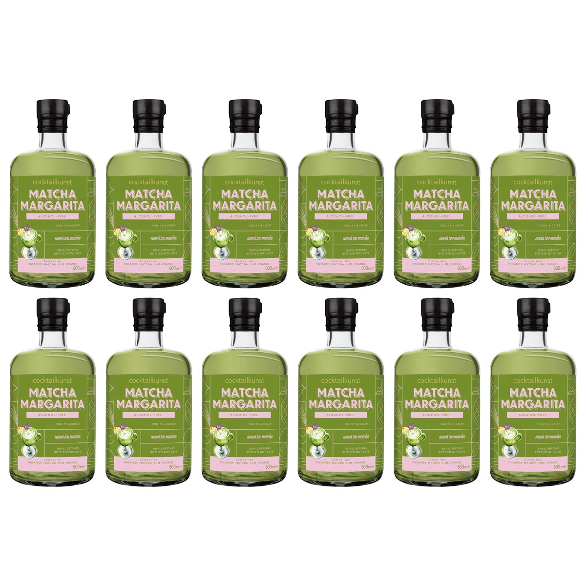 Cocktailkunst Matcha Margarita Cocktails suss Deutschland inkl. FeinWert E-Book (12 x 0.5 l)