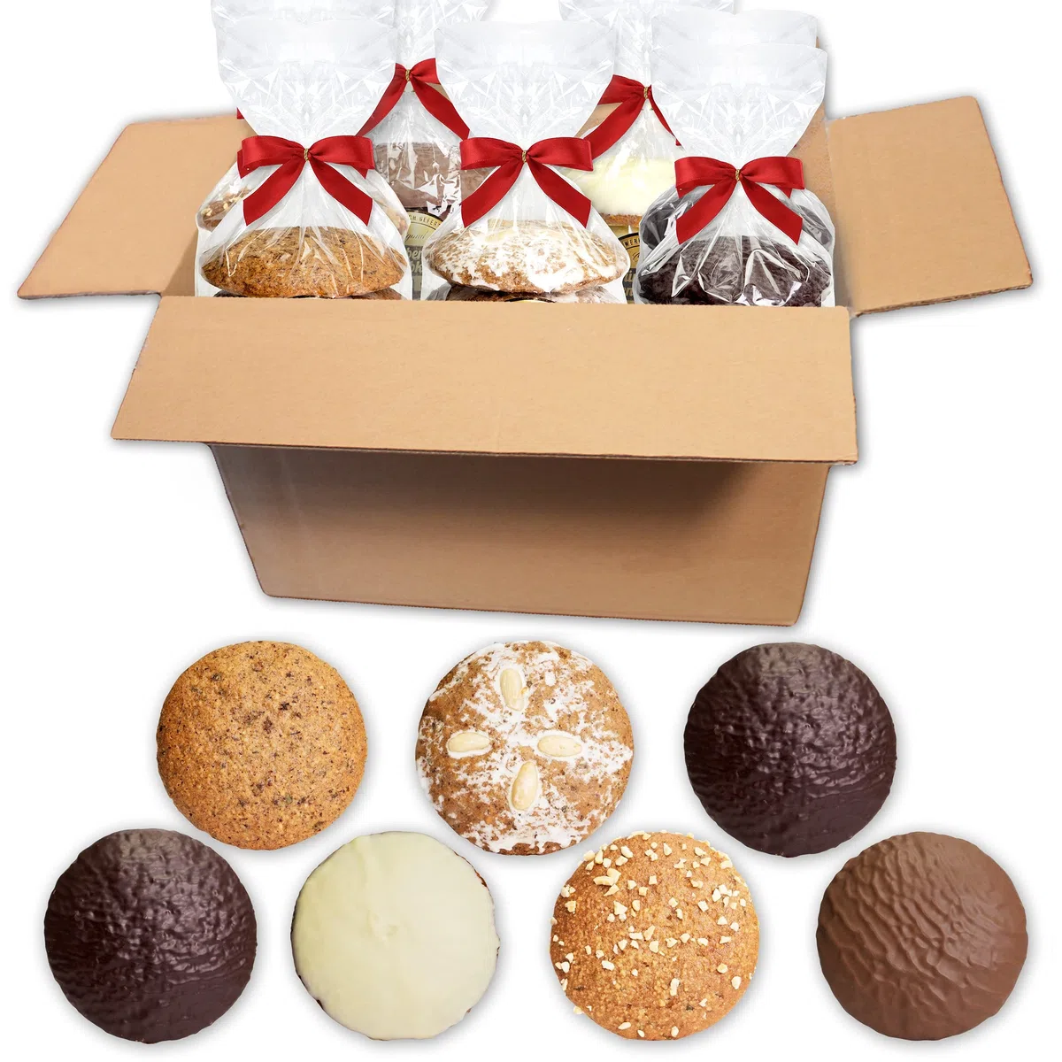 Nürnberger Elisen Lebkuchen Probierpaket, 7 Sorten, 400 g